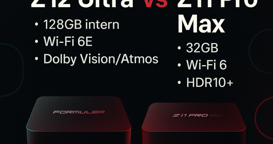 Formuler Z12 Pro Max vs Z11 Pro Max