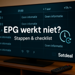 epg werkt niet