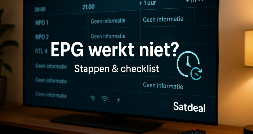 epg werkt niet